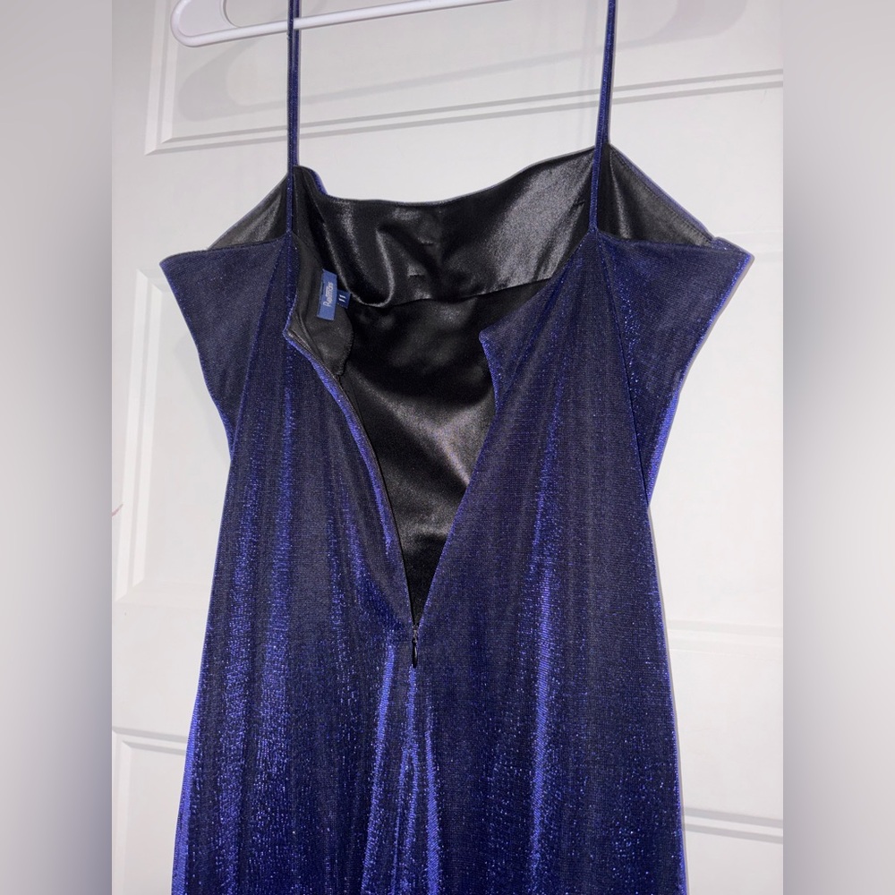 Reitmans Elegant Midnight Blue Maxi Dress Size 11 EUC - Picture 5 of 8